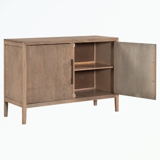Sideboard Wooden Cabinet with 2 Metal handles and 2 Doors - Bed Bath ...