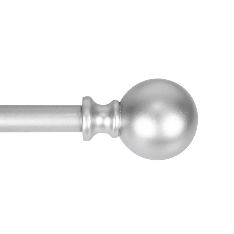 UTOPIA ALLEY 3/4 Inch Curtain Rod - Curtain Rods For Windows, Adjustable Drapery Rod