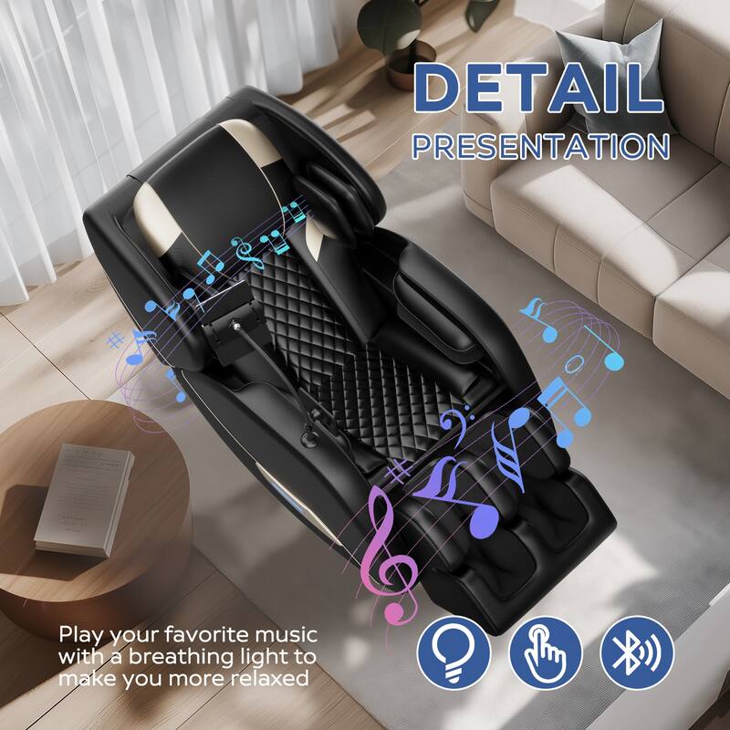 Massage Chair Recliner with Zero Gravity with Full Body Air Pressure
