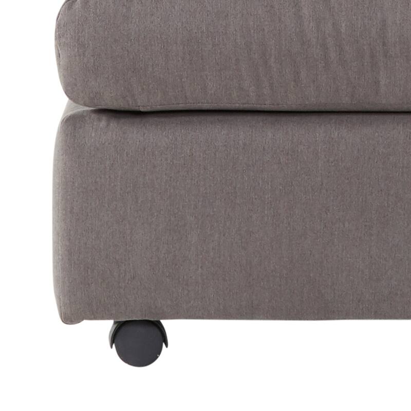 Enda Living Room Fabric Ottoman