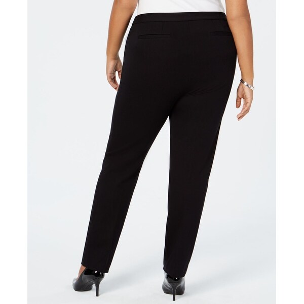 slim black dress pants womens