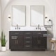 preview thumbnail 17 of 119, Lexora Abbey Bath Vanity and Carrara Marble Top