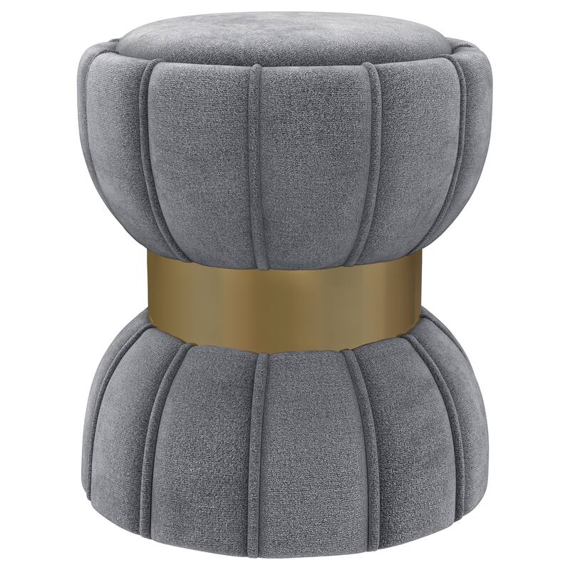 Round Upholstered Ottoman