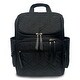 preview thumbnail 4 of 6, Backpack Diaper Bag with Removable Cross Body Bag - Black