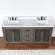 preview thumbnail 94 of 177, Altair Hadiya Bathroom Vanity with Composite Stone Countertop without Mirror