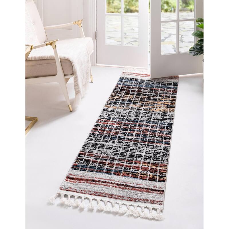 Contemporary Ariella Collection Area Rug - 2'x6' - Multi