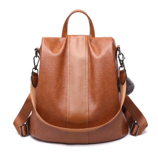 Womens soft leather backpack