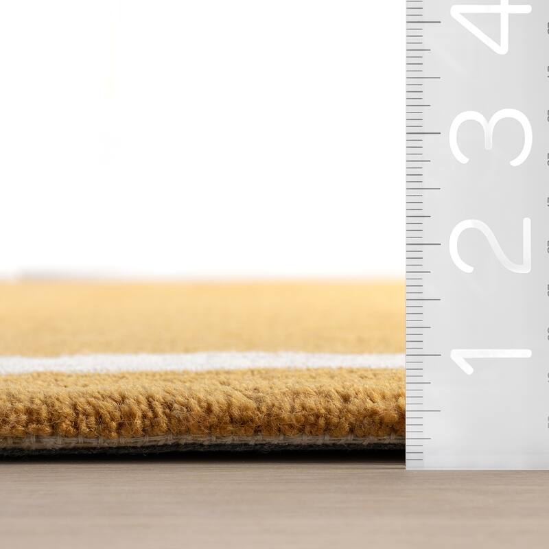 Grace Bordered Wool Area Rug