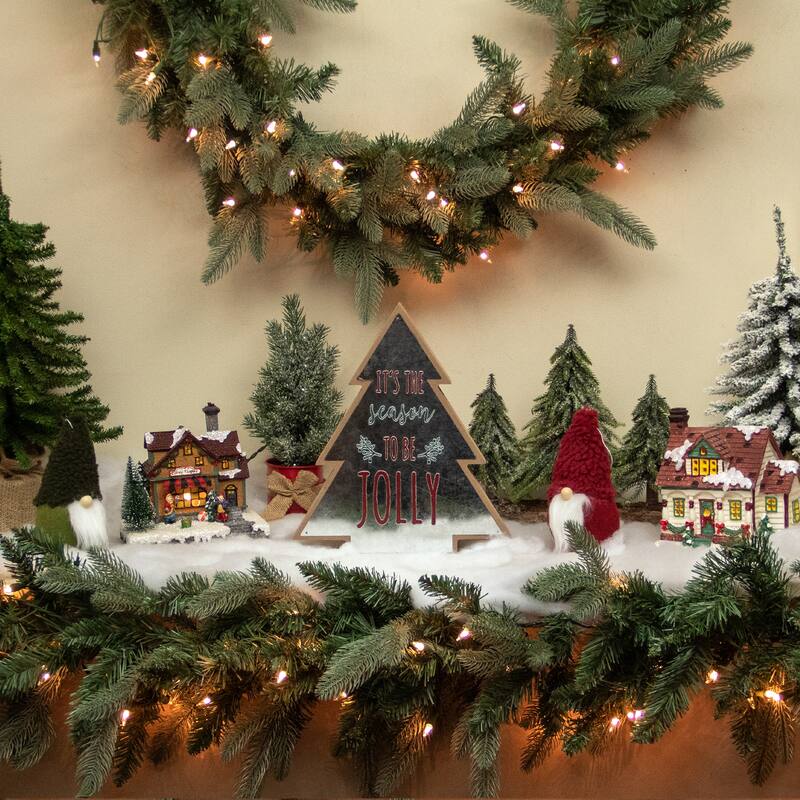 6.5" White LED Lighted Cottage House Christmas Village Decoration