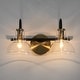 preview thumbnail 14 of 14, 2/3/4-Light Modern Gold Bathroom Vanity Light Clear Glass Wall Sconce Lighting