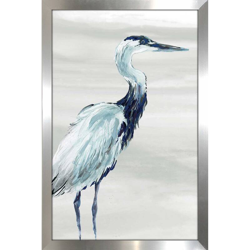 "By the Sea Crane I" by Carol Robinson Print on Acrylic