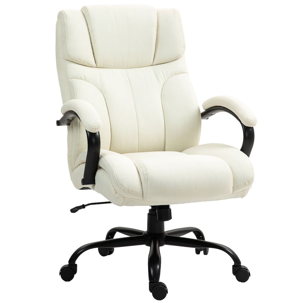 Big and Tall Office Chair - 500lbs Capacity with Wide Seat and Adjustable Height