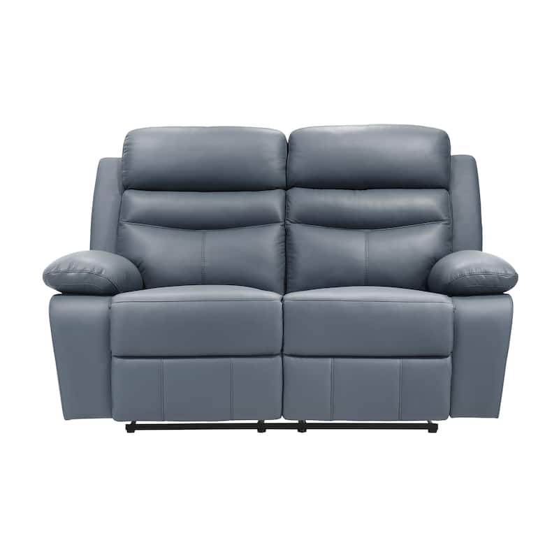 Fremont & Park Peperomia Leather Manual Double Reclining Loveseat