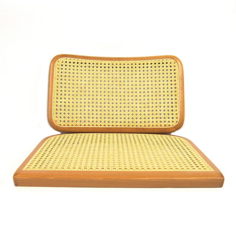 Breuer Cesca Chair Replacement Cane Seat & Back in Honey Oak (NO Holes)