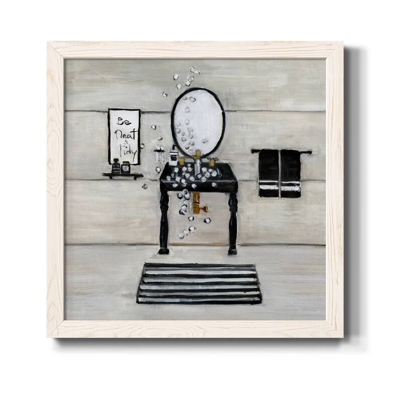 Neat and Tidy Bath-Premium Framed Canvas - Ready to Hang
