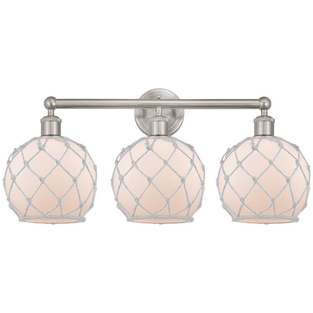 Innovations Lighting Endless Possibilities Edison - Farmhouse Rope - 3 Light 26" Bath Vanity Light