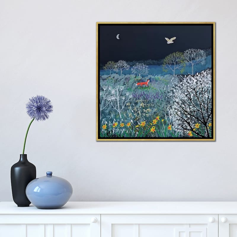 iCanvas "Spring Night" by Jo Grundy Framed Canvas Print