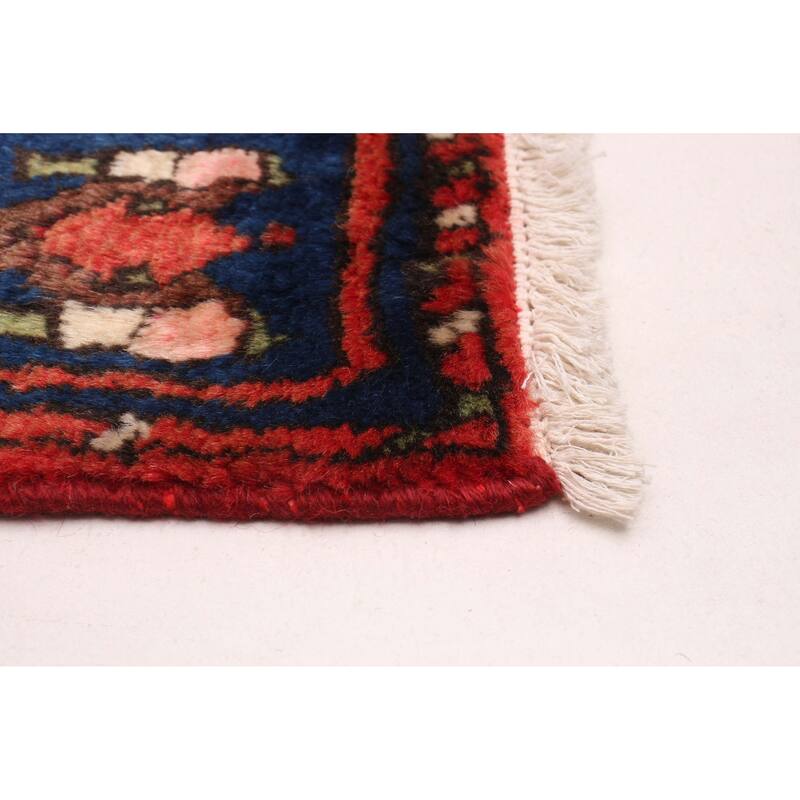 ECARPETGALLERY Hand-knotted Andelz Red Wool Rug - 3'6 x 4'11