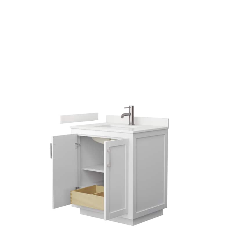 Miranda 30-inch Single Vanity, Quartz Top