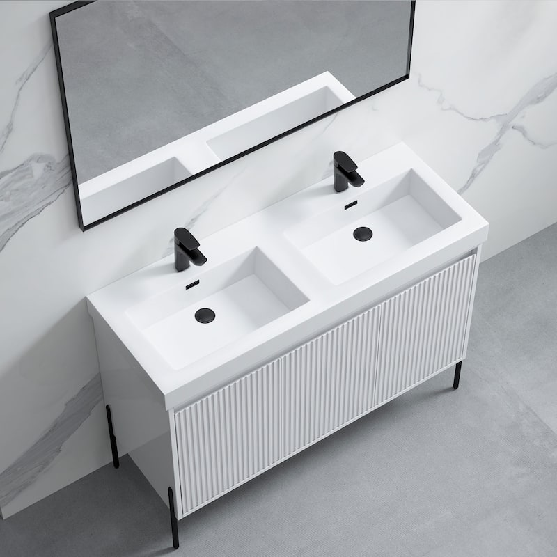 Ripple 48" Bathroom Vanity Kit (Assembly Required)