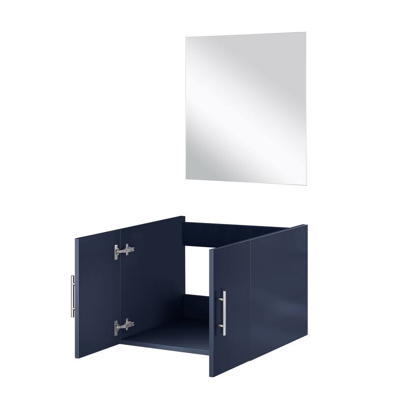 Geneva Bath Vanity No Top and Mirror
