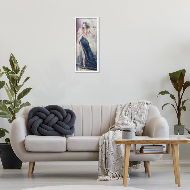 Stupell Trendy Elegance Visage Framed Giclee Art Design By Lucille Lee