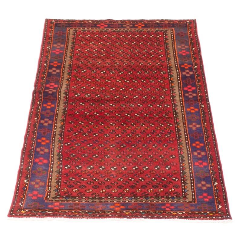 ECARPETGALLERY Hand-knotted Andelz Red Wool Rug - 3'5 x 6'3