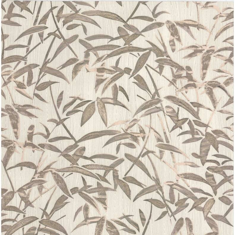 Fine Decor Bryan Taupe Bamboo Wallpaper