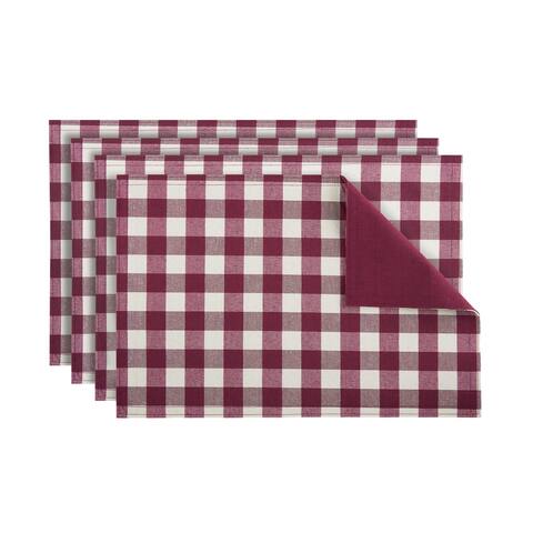 Buffalo Check Reversible Placemat - Set of Four
