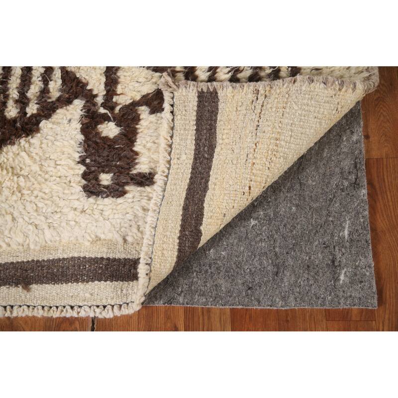 Natural Dye Anatolian Turkish Runner Rug Hand-knotted Wool Carpet - 3'4"x 12'3"