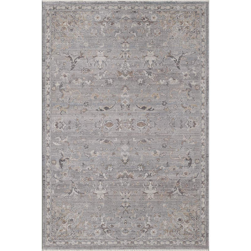Domani Greige Modern Traditions Area Rug - 5' x 7'8"