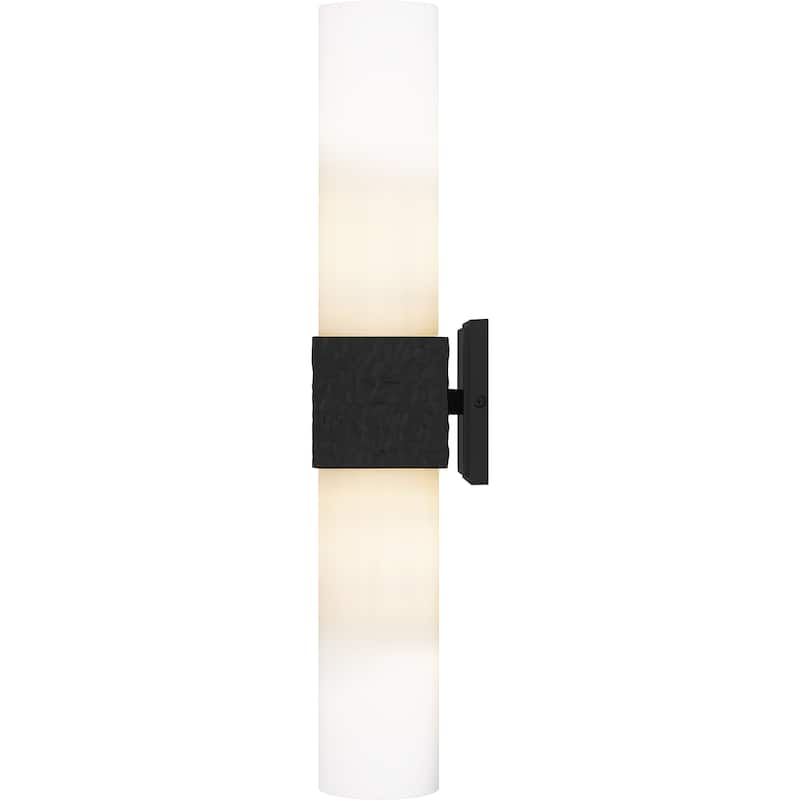 Arline 2-Light Matte Black Wall Sconce