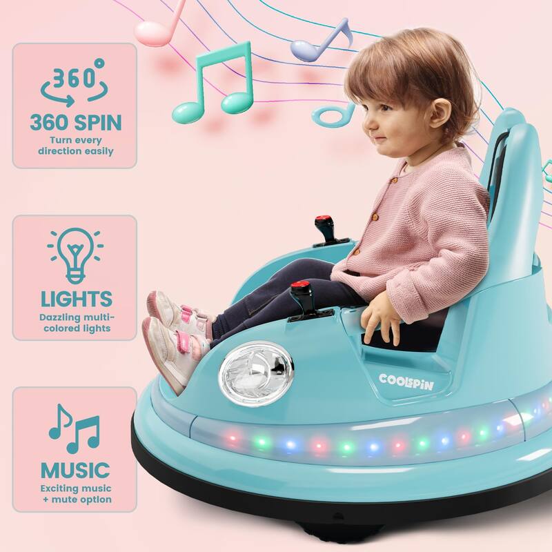 Ride On Electric Bumper Car for Kids & Toddlers