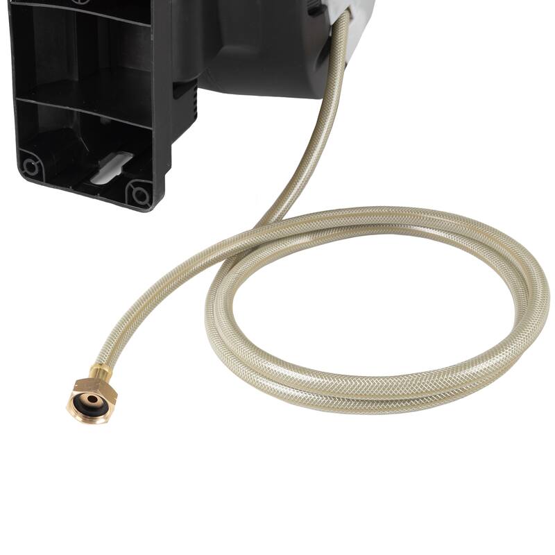 Pure Garden Retractable Hose with 9 Nozzle Patterns - Hose Reel Wall Mount with 180-Degree Swivel Bracket and Auto-Rewind