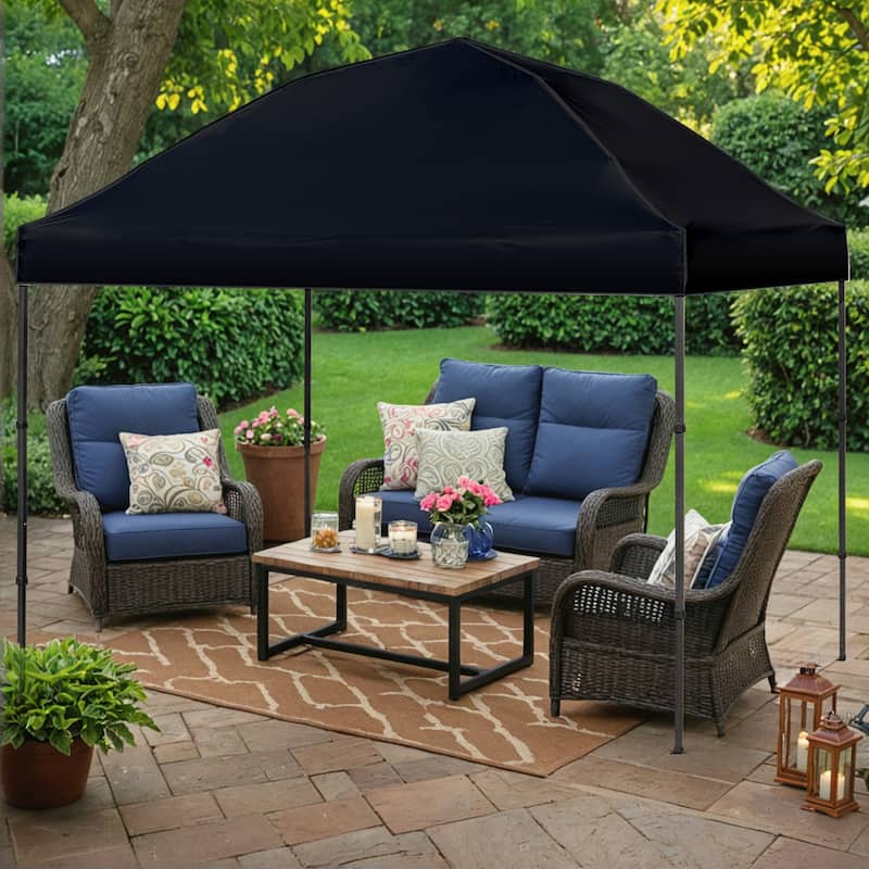 10' x 10' Pop Up Canopy Tent,Outdoor Canopy Tent for Event, Parties, Camping Portable Easy with Carry Bags