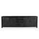 preview thumbnail 2 of 3, Grackle Solid Wood Media Console - Black - 76"w x 16"d x 24"h