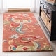 preview thumbnail 8 of 32, SAFAVIEH Handmade Blossom Rust Wool Rug 2'3" x 6' Runner - Rust/Multi - Runner