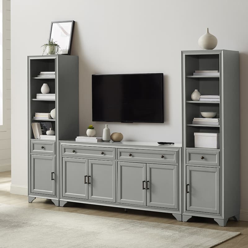 Crosley Tara 3Pc Entertainment Set - 15"x97"x67.63"