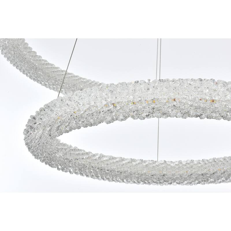 Indigo Home 32 inch Adjustable LED Chandelier