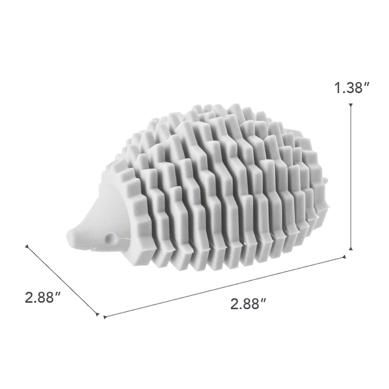 Yamazaki Home Business Card Holder, Silicone, Hedgehog - L 2.01 x W 2.91 x H 1.38 inches