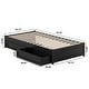 preview thumbnail 122 of 190, Barcelona Panel Platform Bed with Storage Drawers