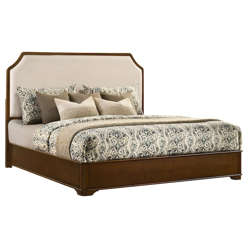 Garland 58-inch Panel Bed Cream Brown Cherry