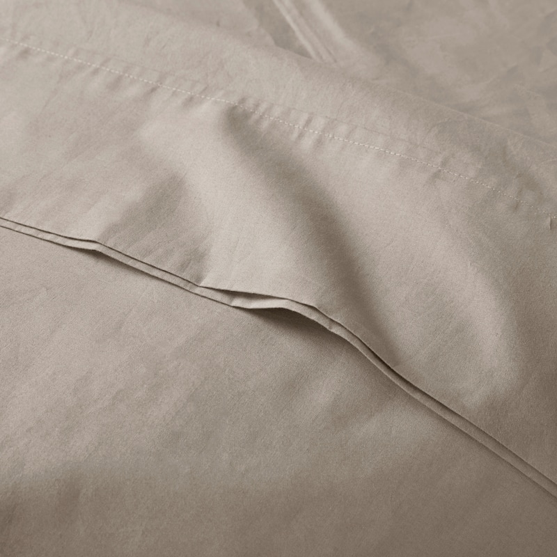 Madison Park 200 Thread Count Relaxed Cotton Percale Sheet Set