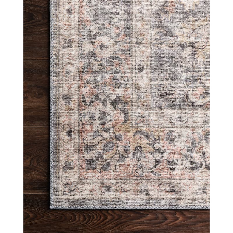 Alexander Home Leanne Distressed Oriental Printed Area Rug