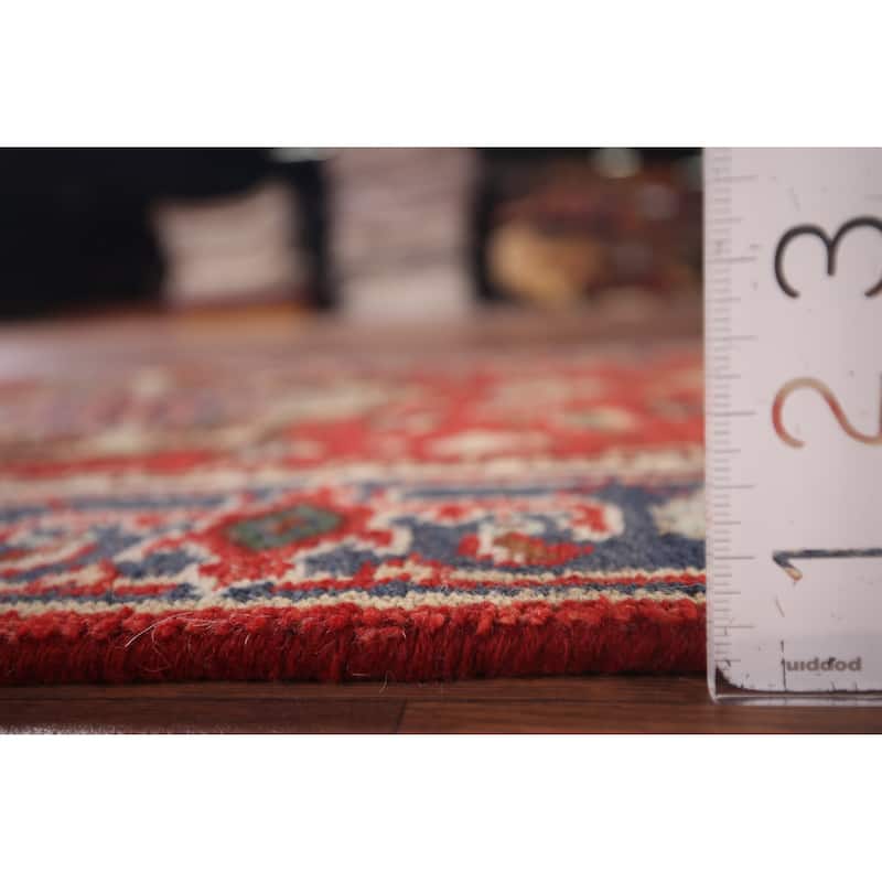 Geometric Heriz Serapi Runner Rug Handmade Wool Carpet - 2'5"x 7'10"