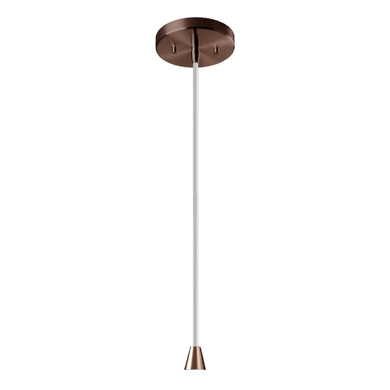 Carson Carrington Sallebacka Dark Bronze Small Pendant - Dark Bronze, Carbon Matte Black, White
