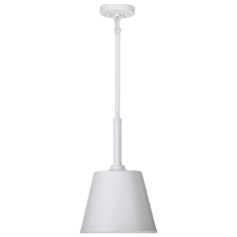 Alexis 1 Light Small Pendant Matte White Finish - Matte White