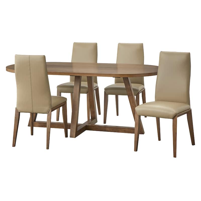 Lifestorey Valissa Oval Dining Set