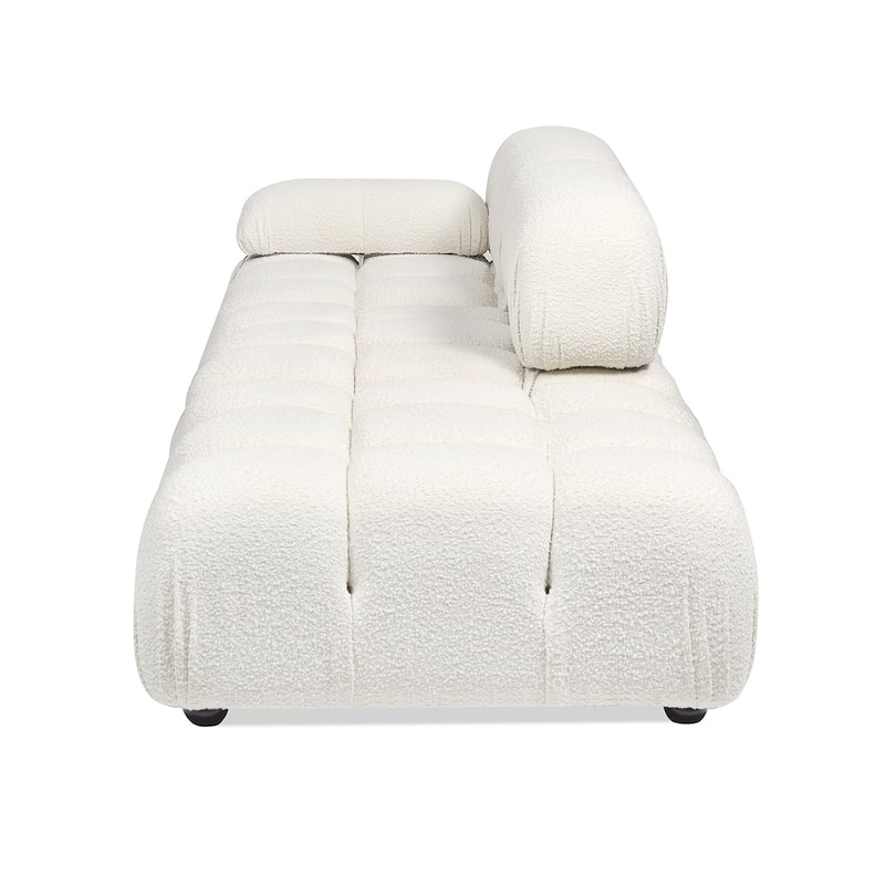 Marcel 109.5" Bubble Modular Modern Chaise Sofa