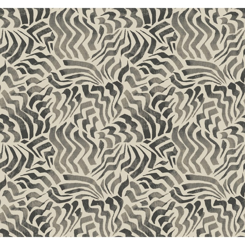 Topeka Zora Wave 27 In W X 27 Ft L Wallpaper